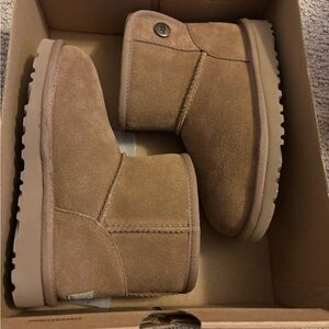 Tan Suede Ankle Boots